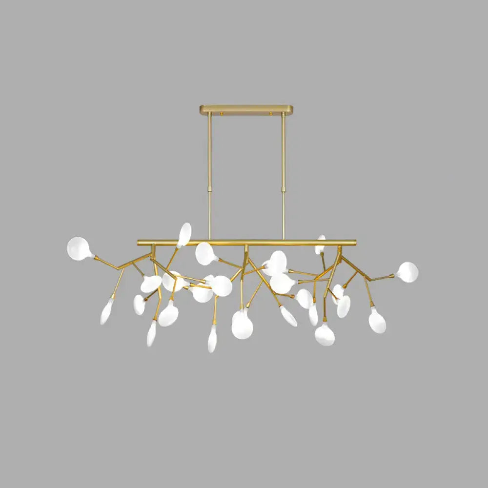 Gold Opal Pendant Light