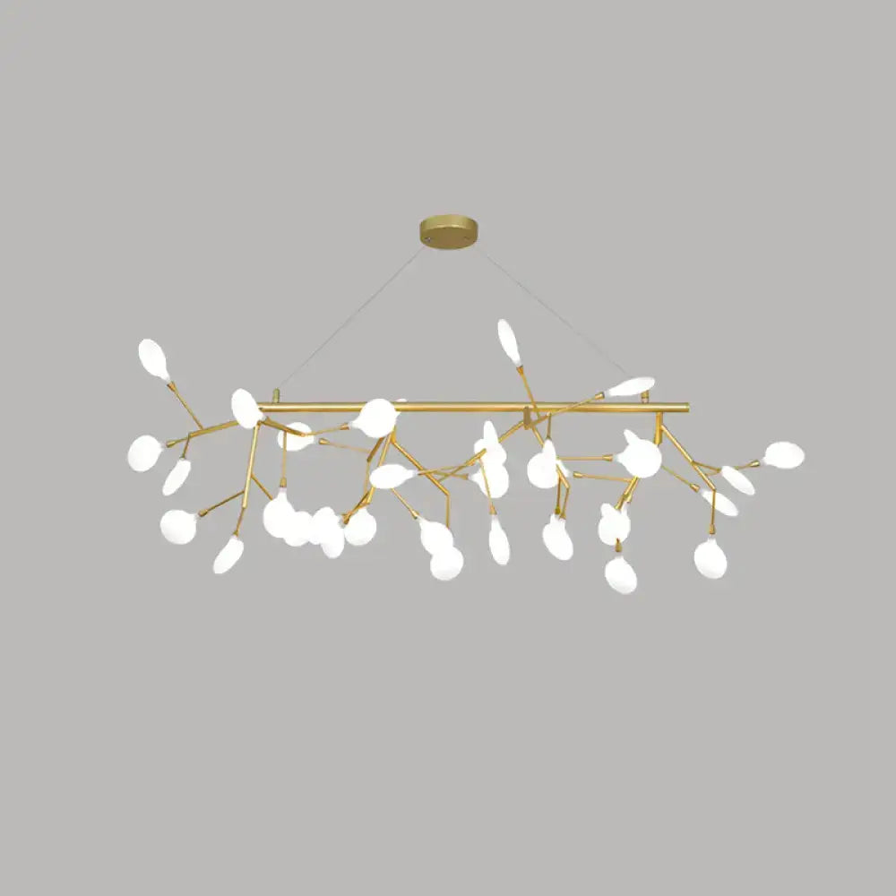 Gold Opal Pendant Light