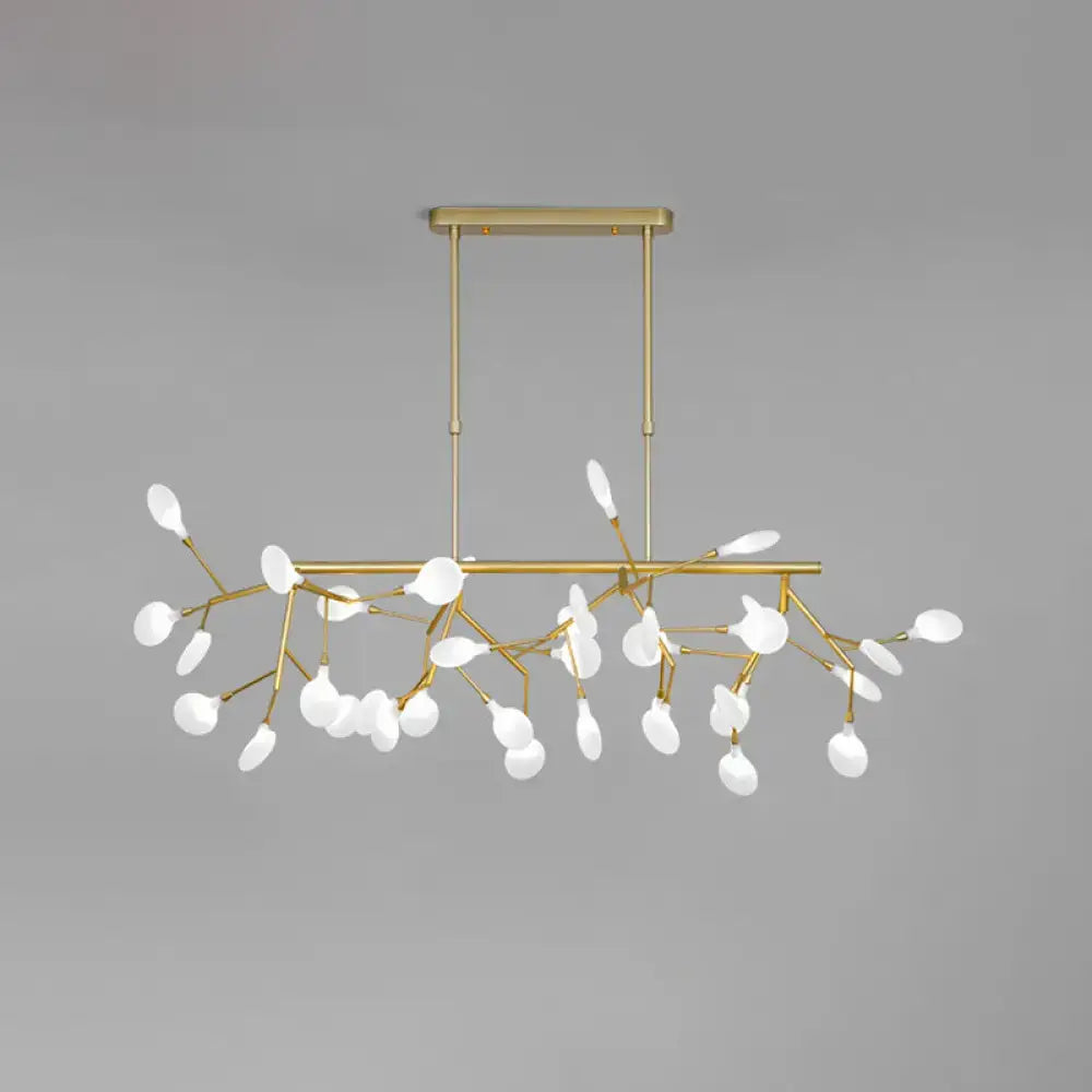 Gold Opal Pendant Light