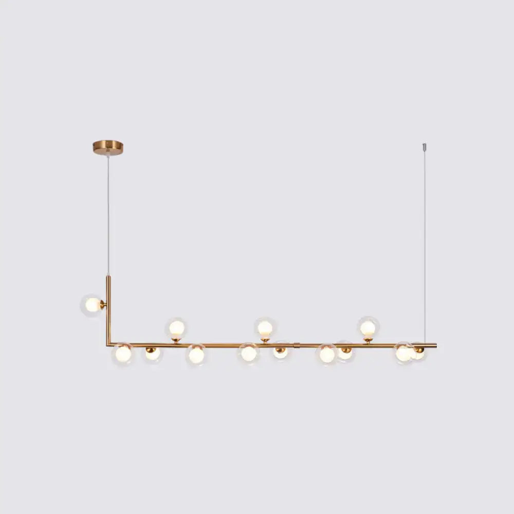Black Glass Pendant Chandelier