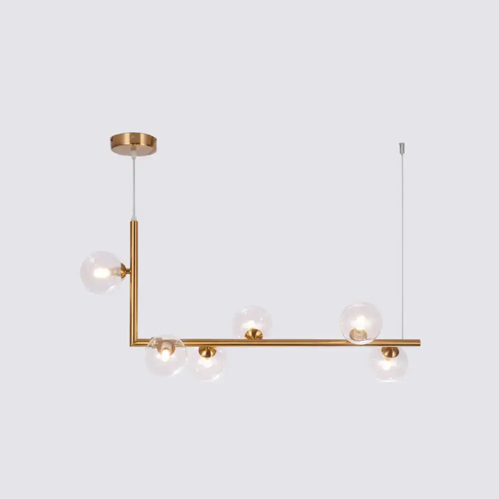 Black Glass Pendant Chandelier