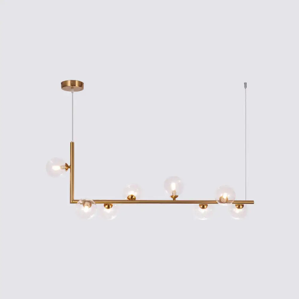 Black Glass Pendant Chandelier