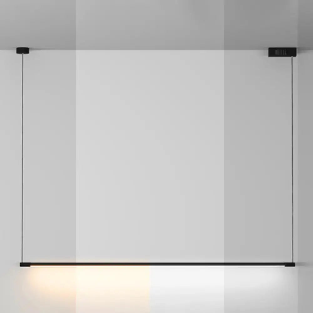 Black LED Island Lamp