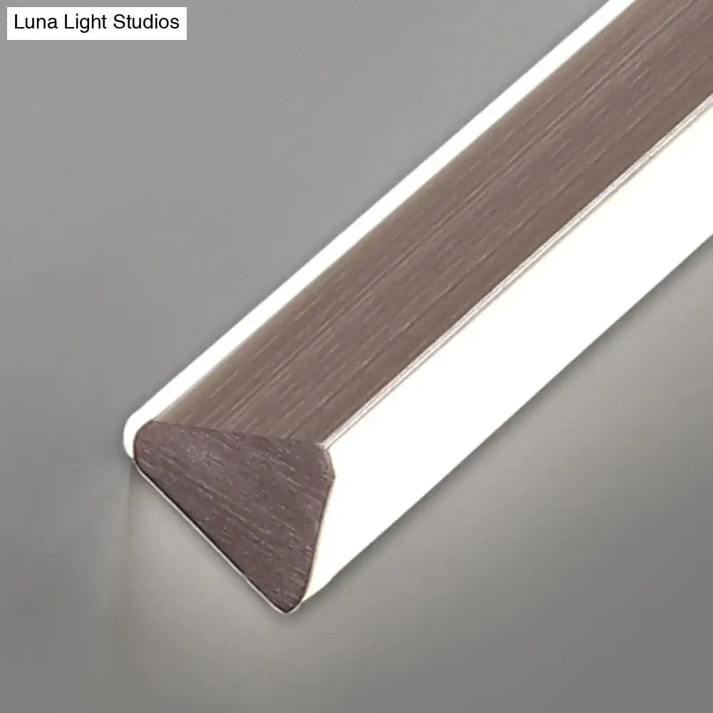 Copper Triangle LED Lamp