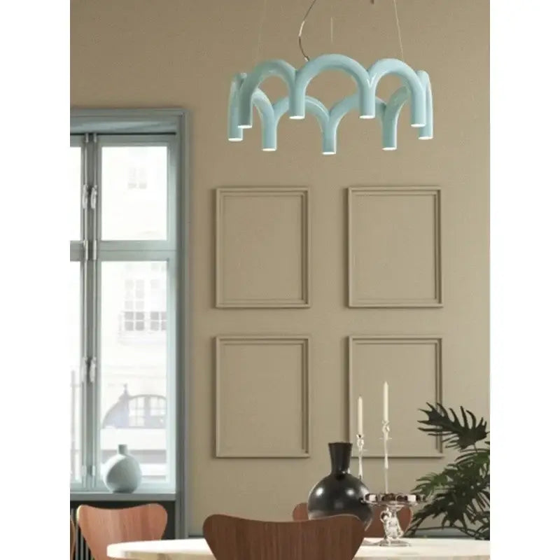 Black U-Shaped Chandelier