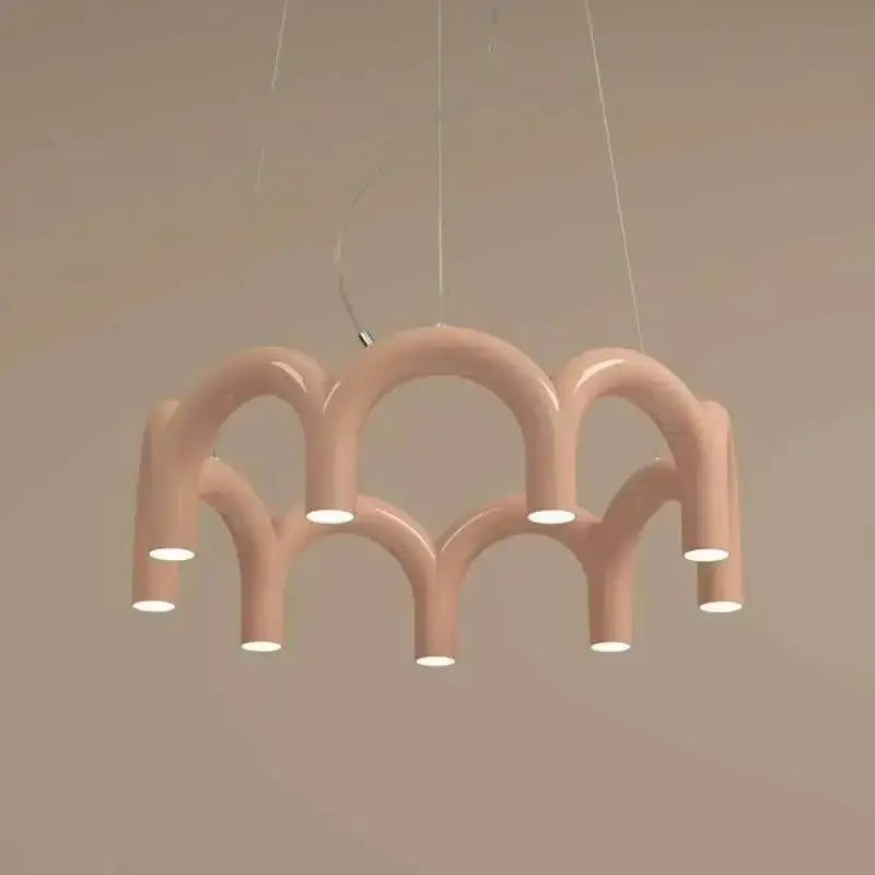 Black U-Shaped Chandelier