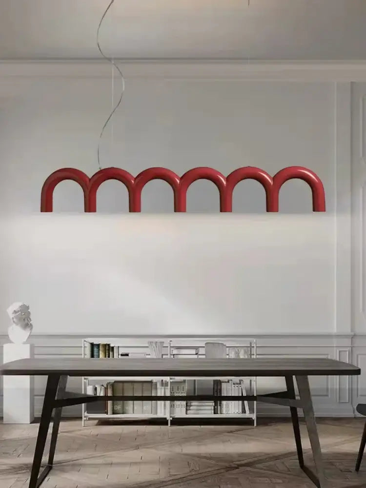 Black U-Shaped Chandelier