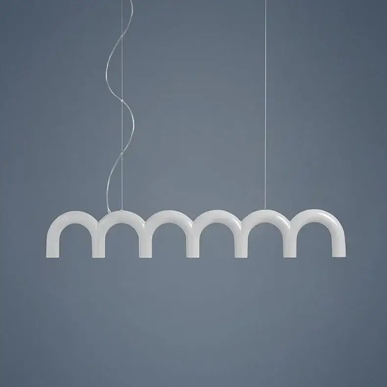 Black U-Shaped Chandelier
