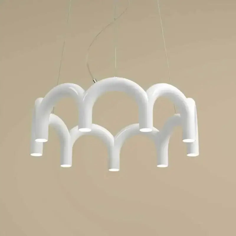 Black U-Shaped Chandelier