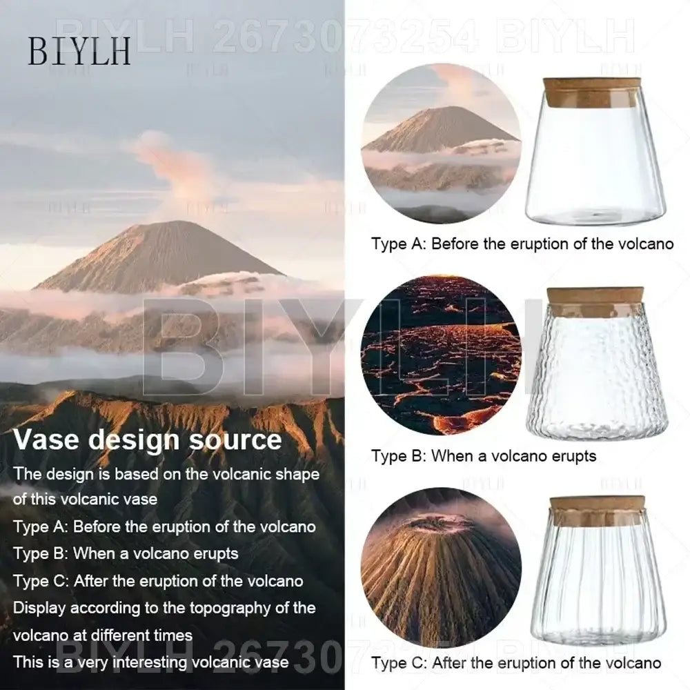 Glass Bamboo Base Vase