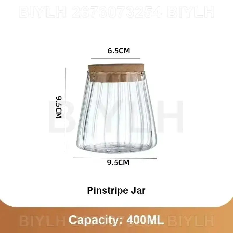 Glass Bamboo Base Vase