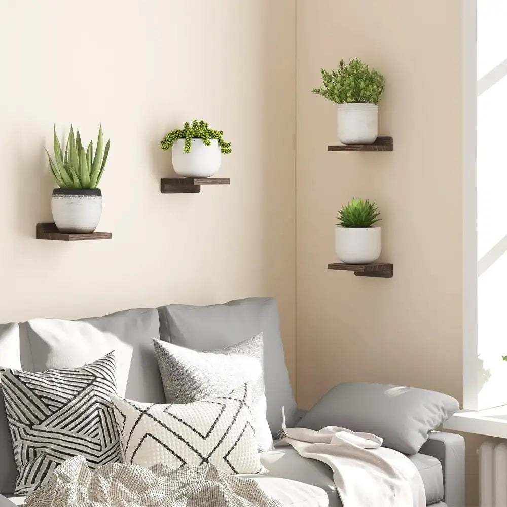 Wood Floating Shelf Set