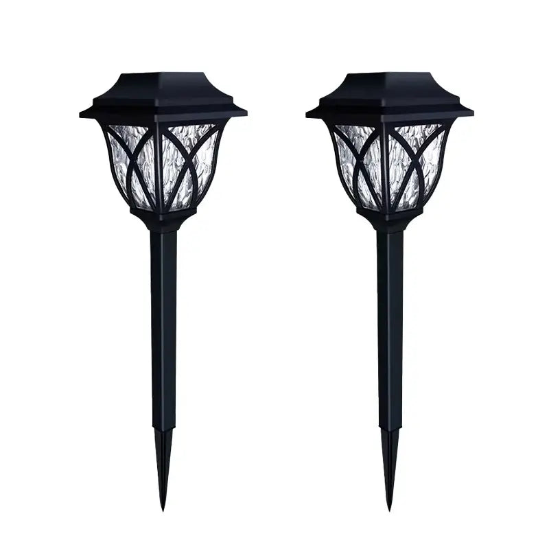 Black Lattice Solar Lights