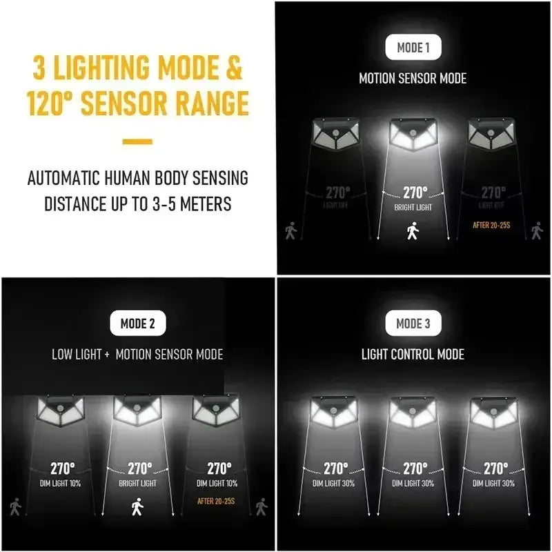 Black Triangular Outdoor Light