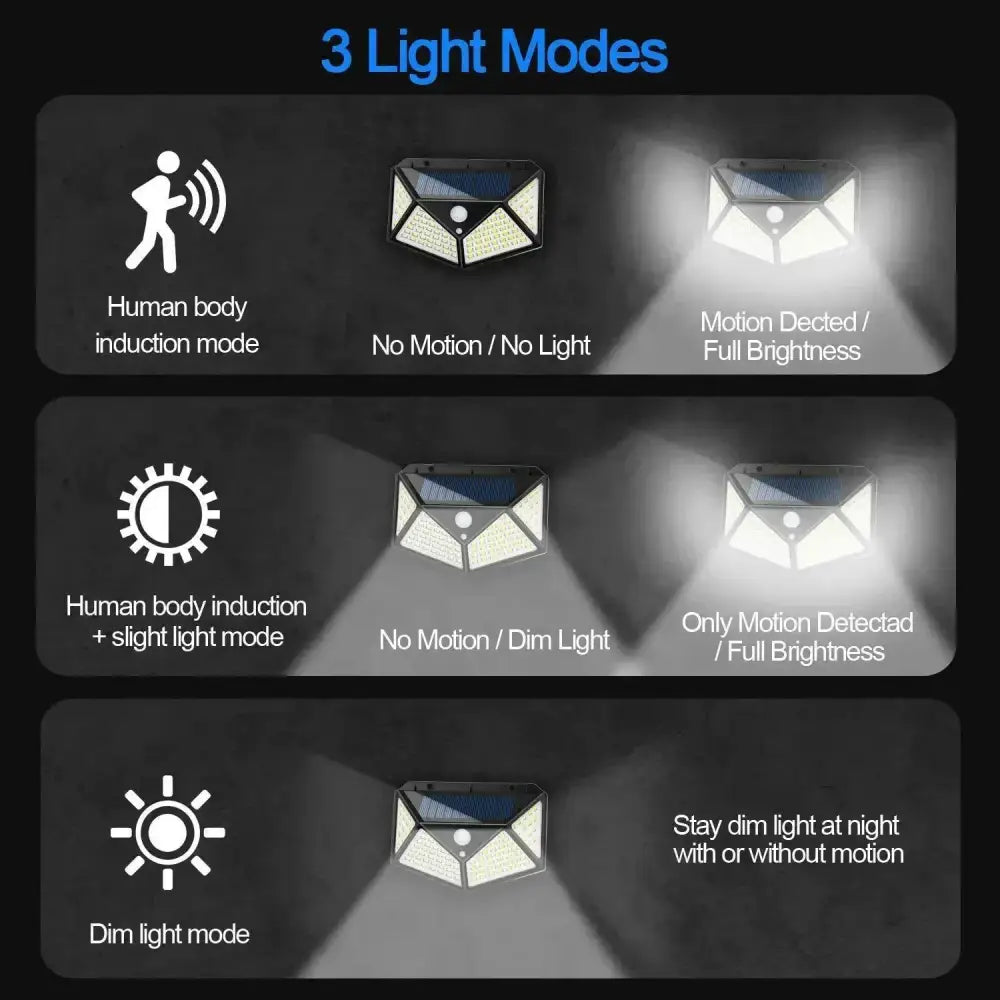Black Triangular Outdoor Light