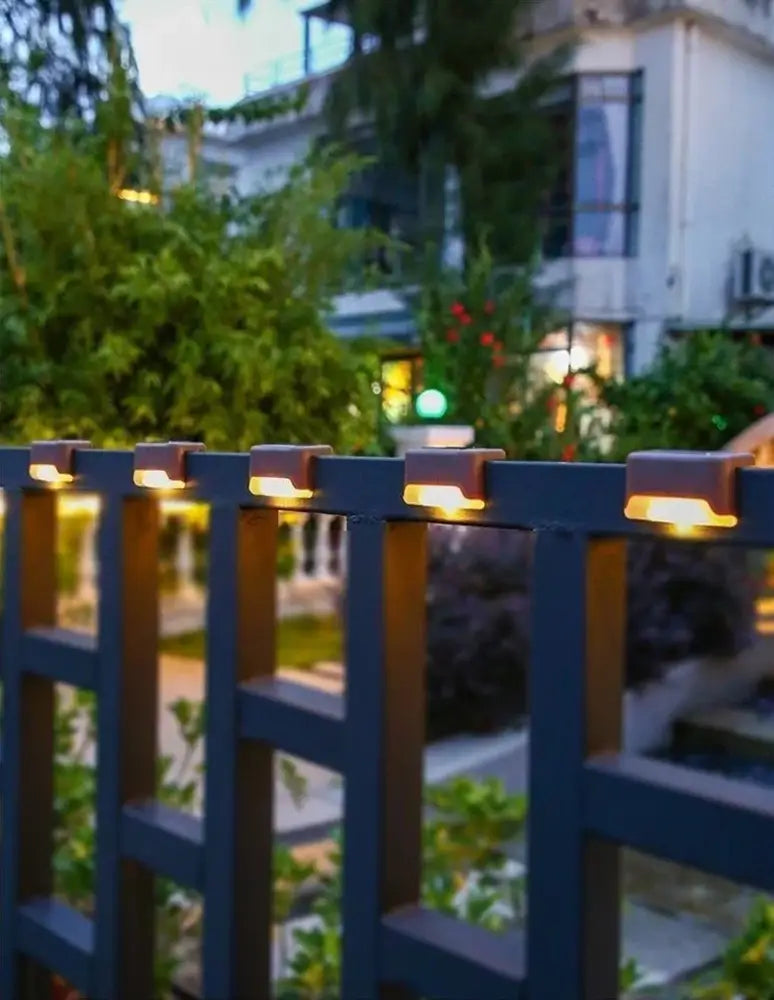 Black Solar LED Stair Lights