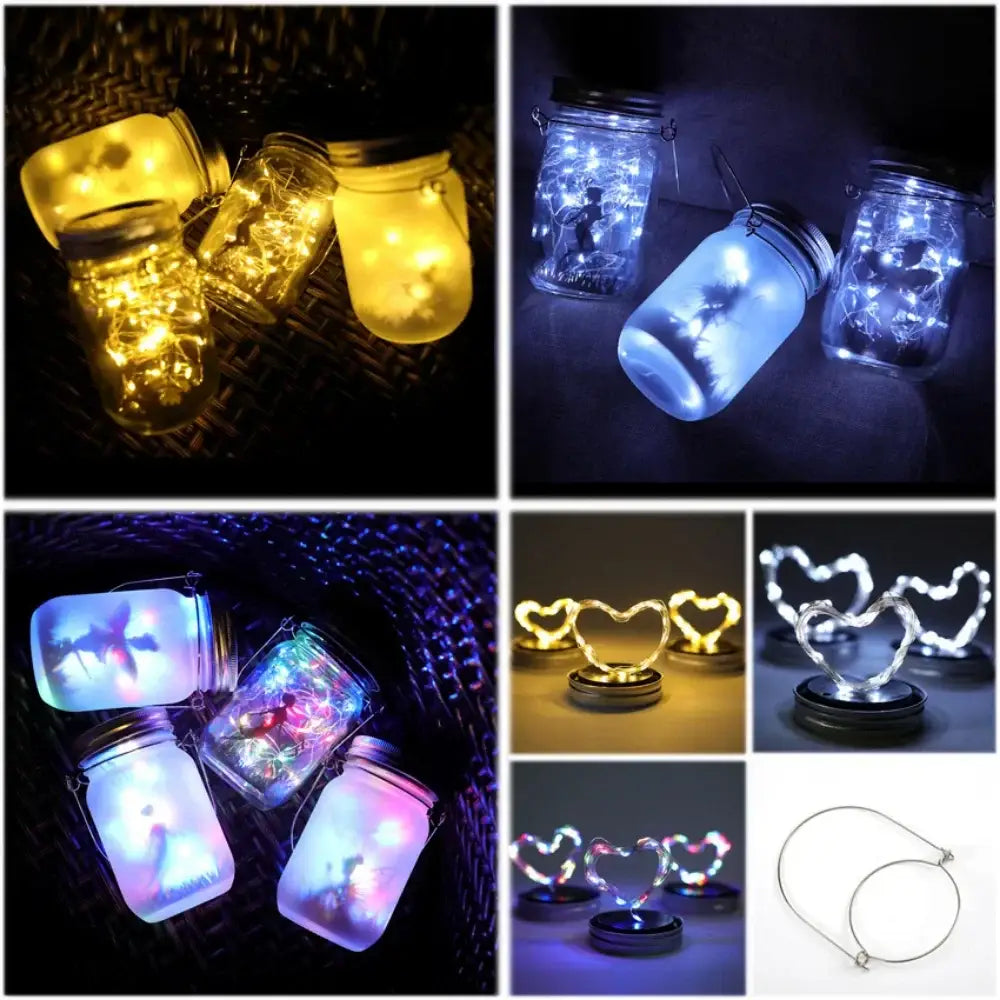 Solar Mason Jar Lanterns