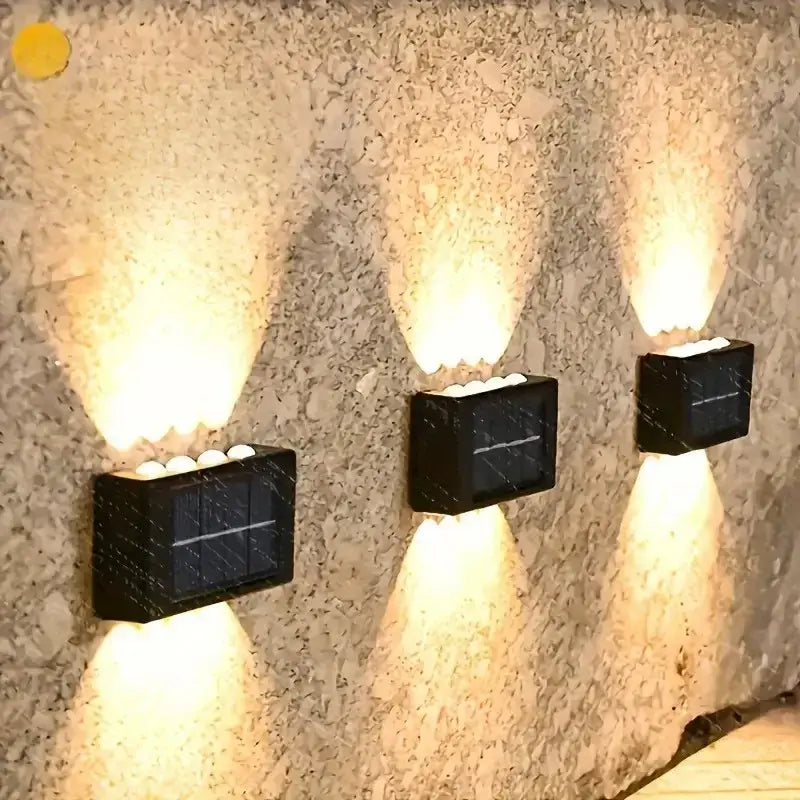 Black Solar Wall Lights