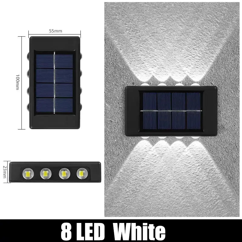 Black Solar Wall Lights