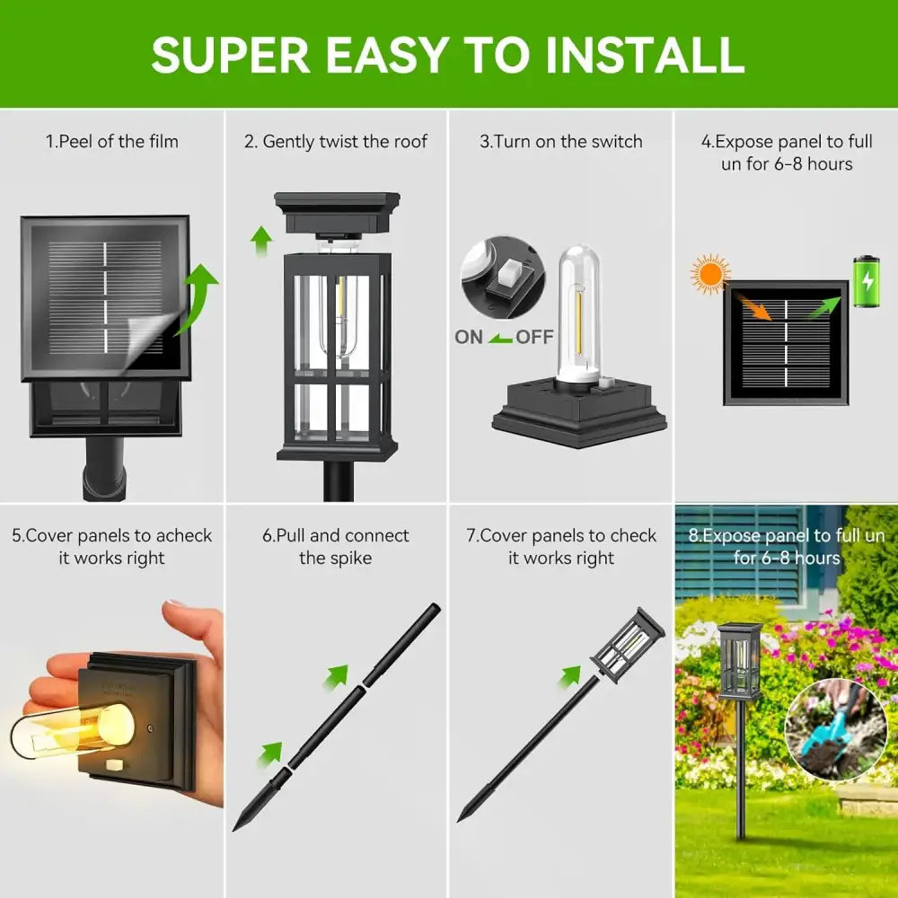 Bronze Solar Pathway Lights