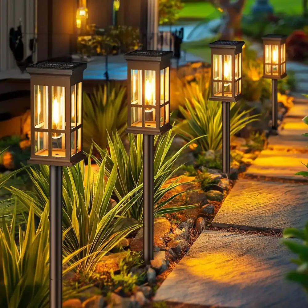 Bronze Solar Pathway Lights