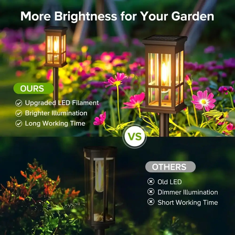 Bronze Solar Pathway Lights