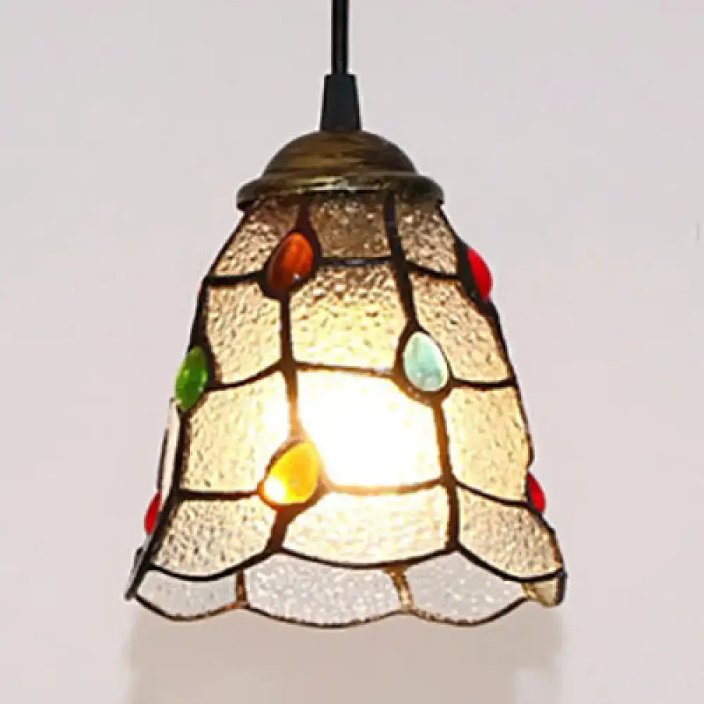 Amber Trumpet Ceiling Pendant