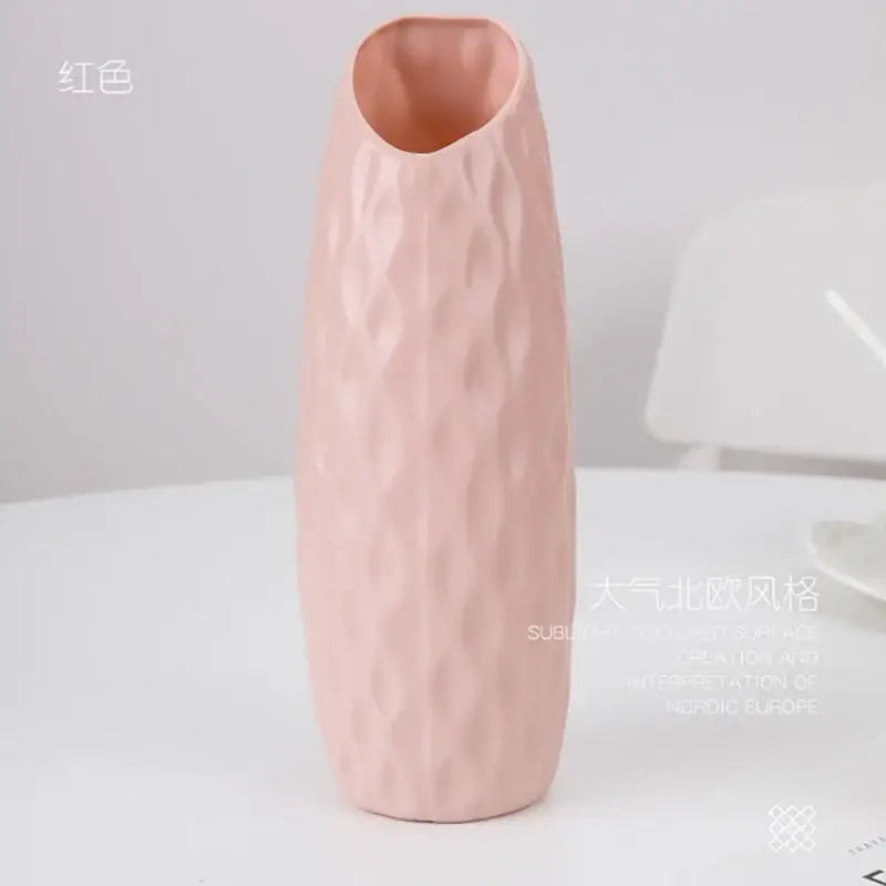 Pastel Plastic Flower Vase