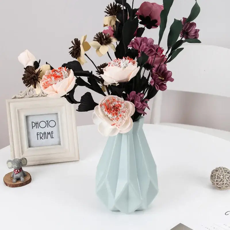 Pastel Plastic Flower Vase
