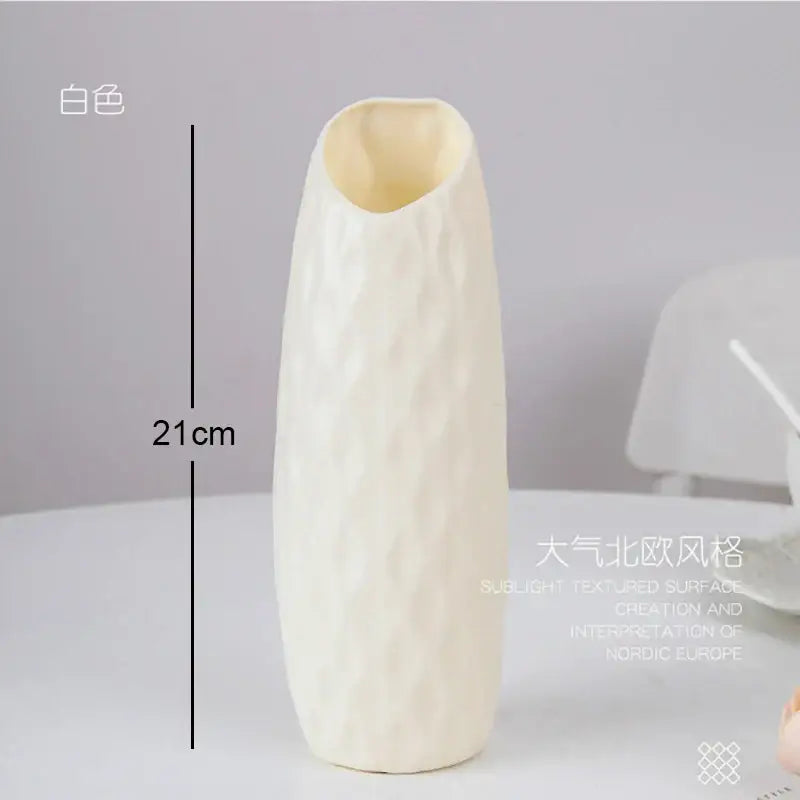 Pastel Plastic Flower Vase