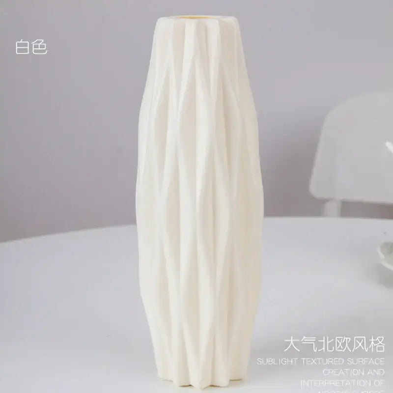 Pastel Plastic Flower Vase