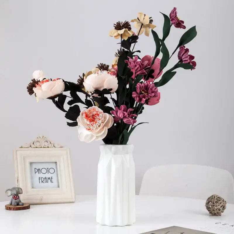 Pastel Plastic Flower Vase