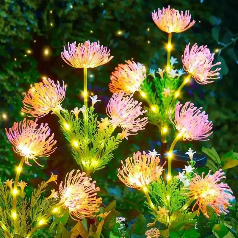 Yellow Sunflower Solar Lights
