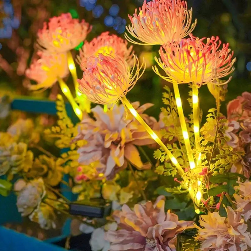 Yellow Sunflower Solar Lights