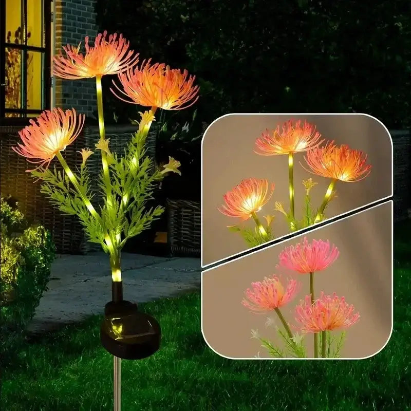 Yellow Sunflower Solar Lights