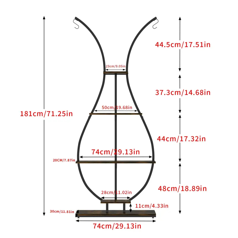 Metal Bunny Plant Stand
