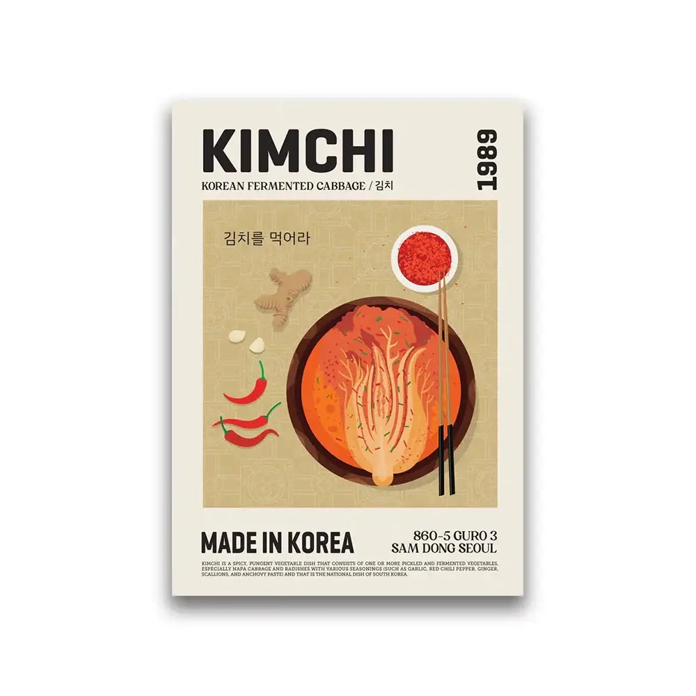 Vibrant Bibimbap Wall Art