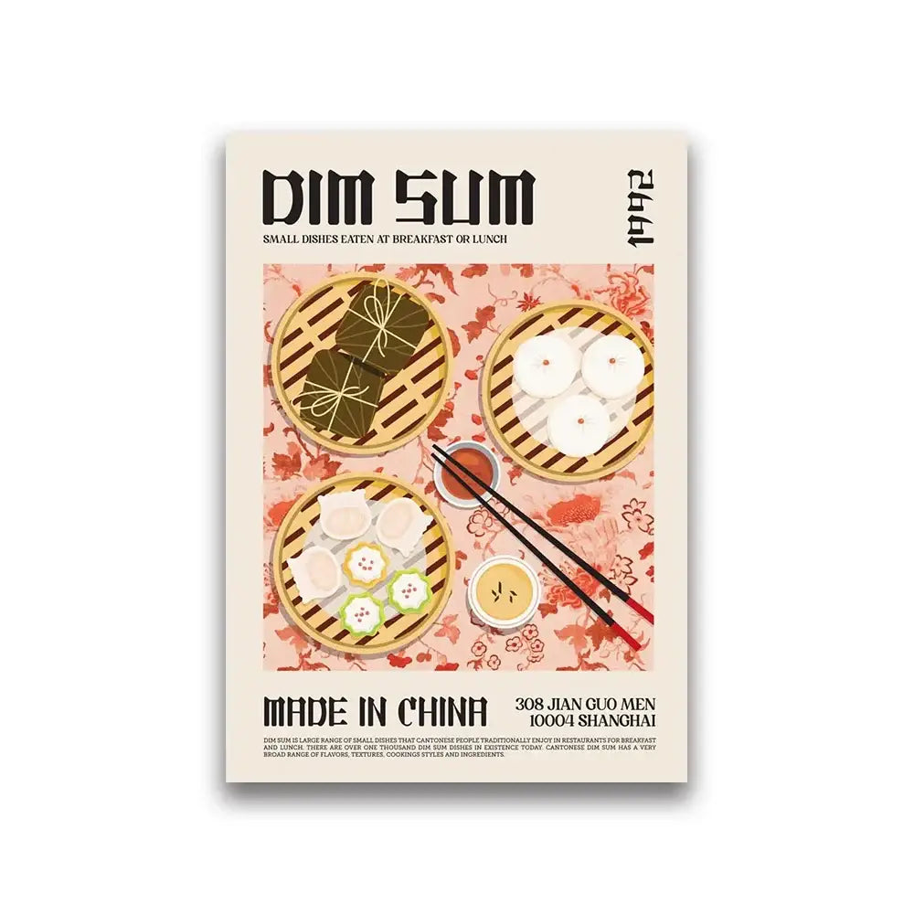 Vibrant Bibimbap Wall Art