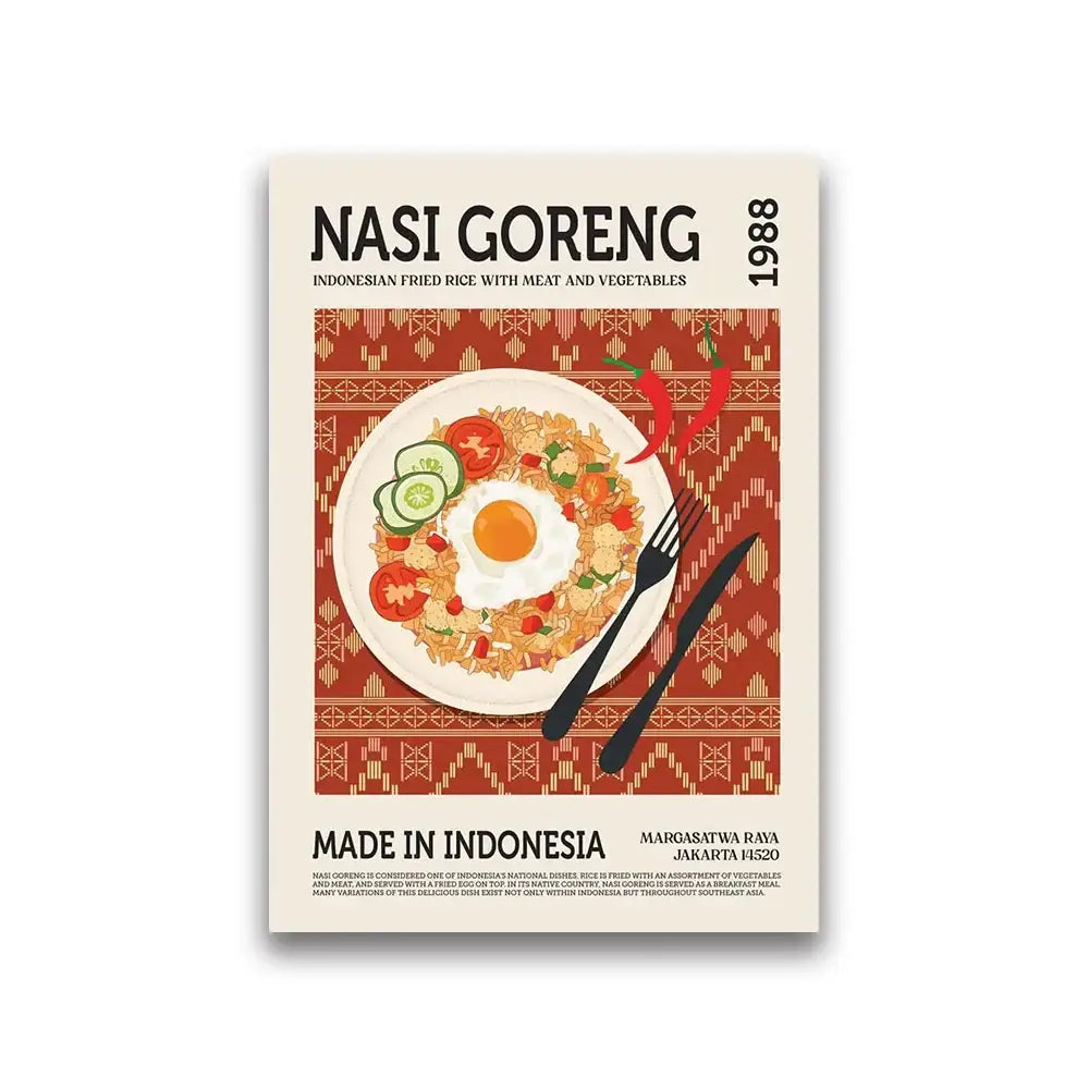 Vibrant Bibimbap Wall Art