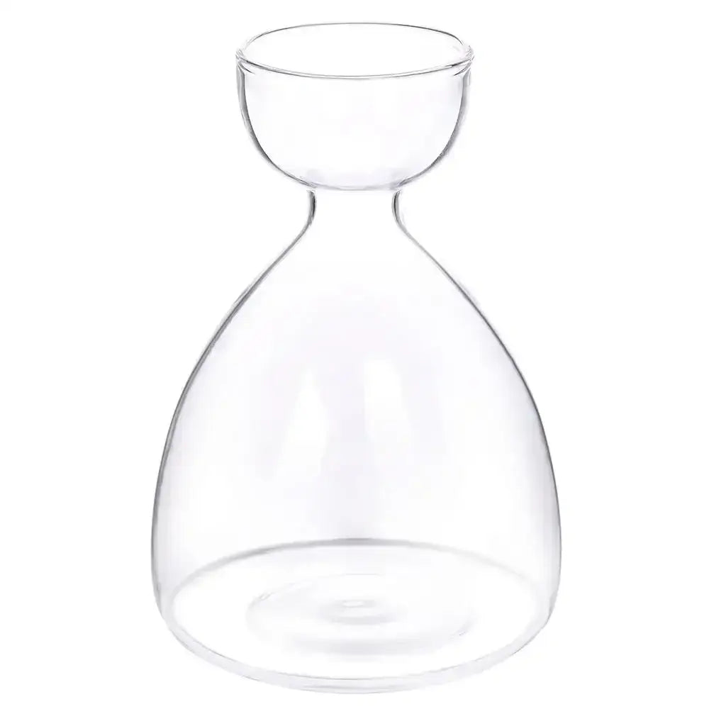 Transparent Glass Trio Vases