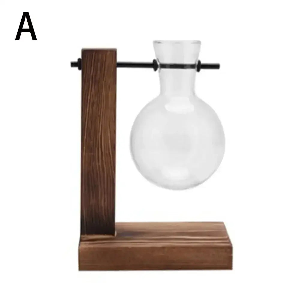 Transparent Glass Trio Vases