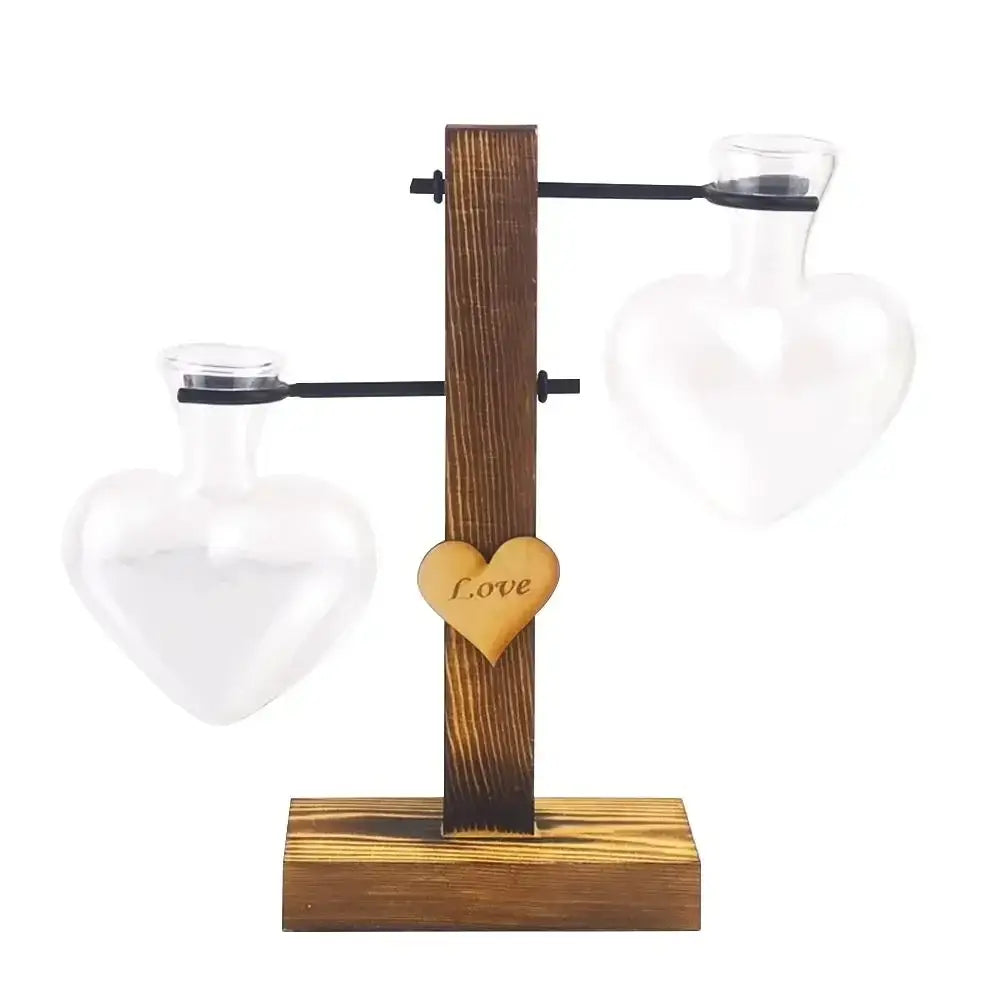 Transparent Glass Trio Vases