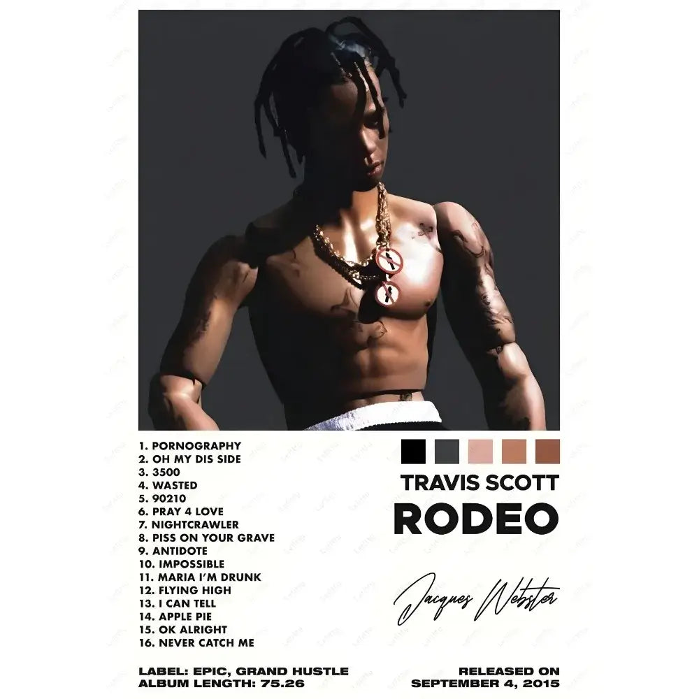 Framed Travis Scott Posters