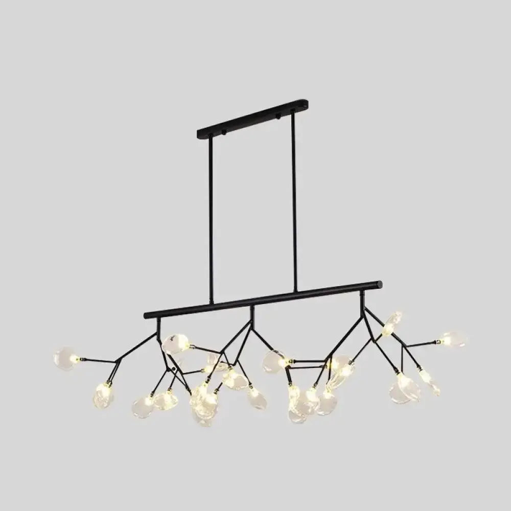 Black Globe Chandelier