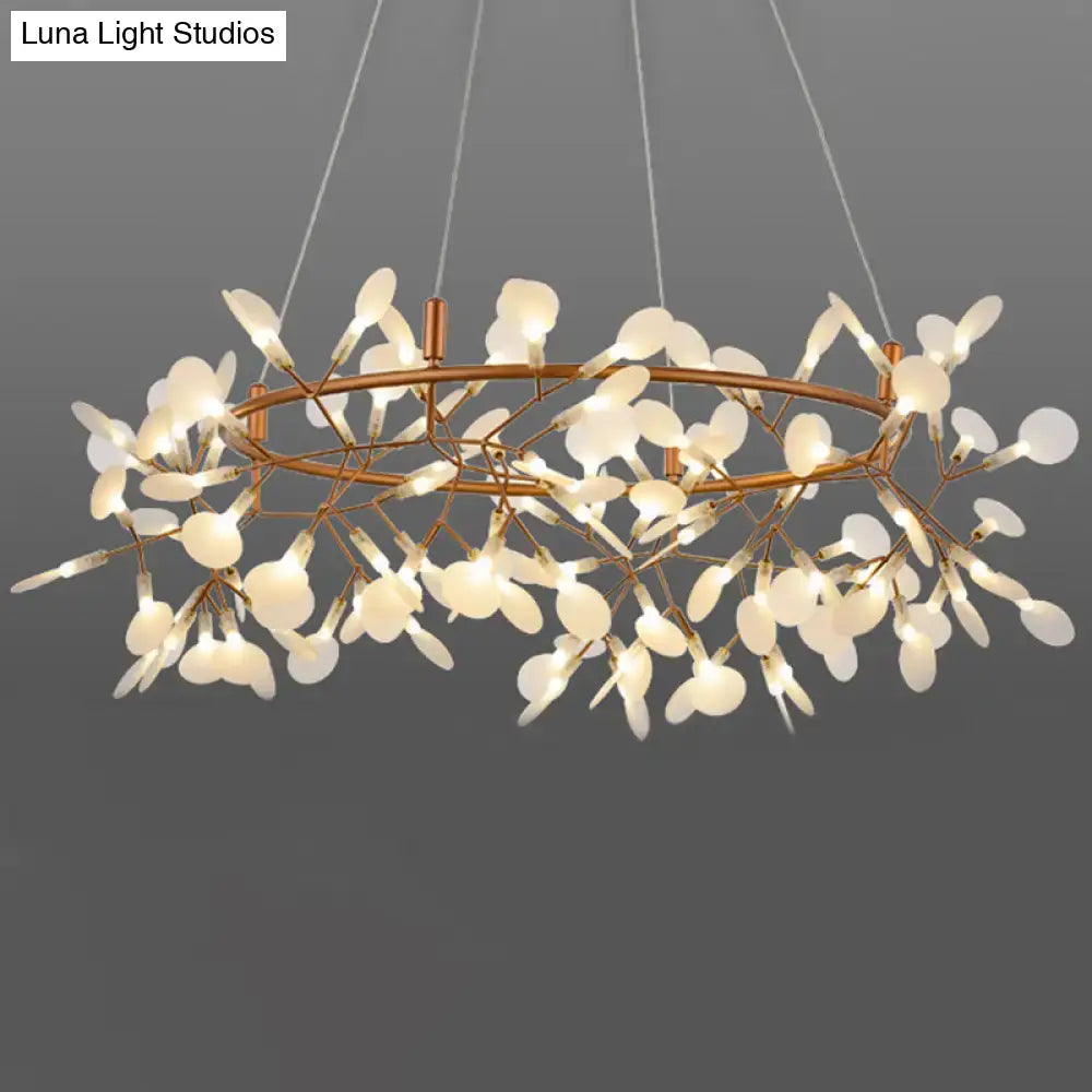 Rose Gold Branch Pendant
