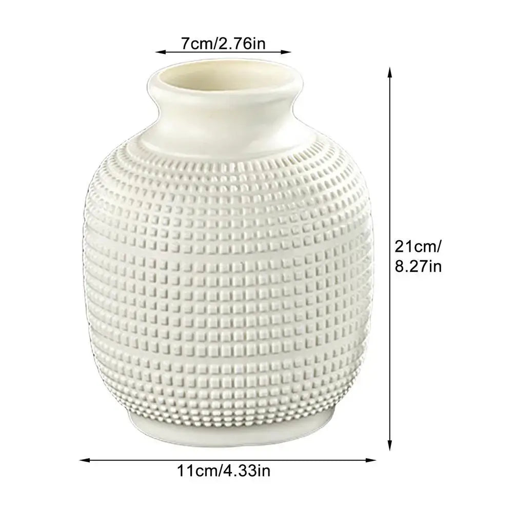 Teal Modern Floral Vase