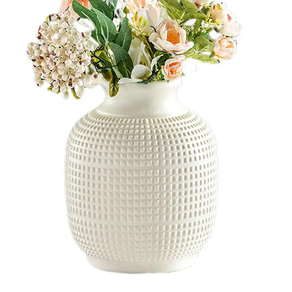 Teal Modern Floral Vase