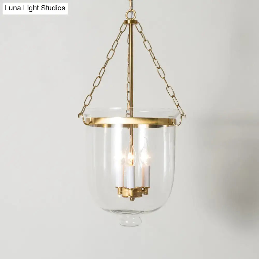 Black Industrial Cloche Pendant