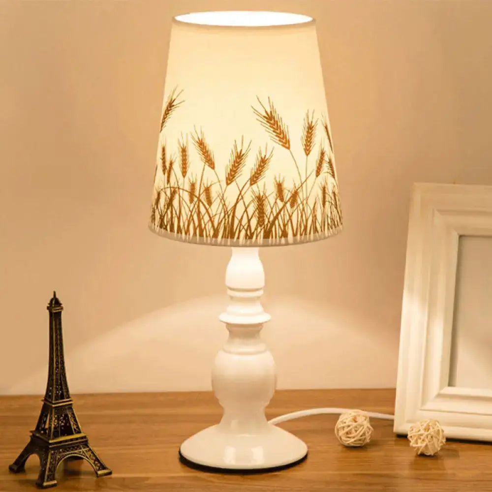 Patterned Ceramic Table Lamp