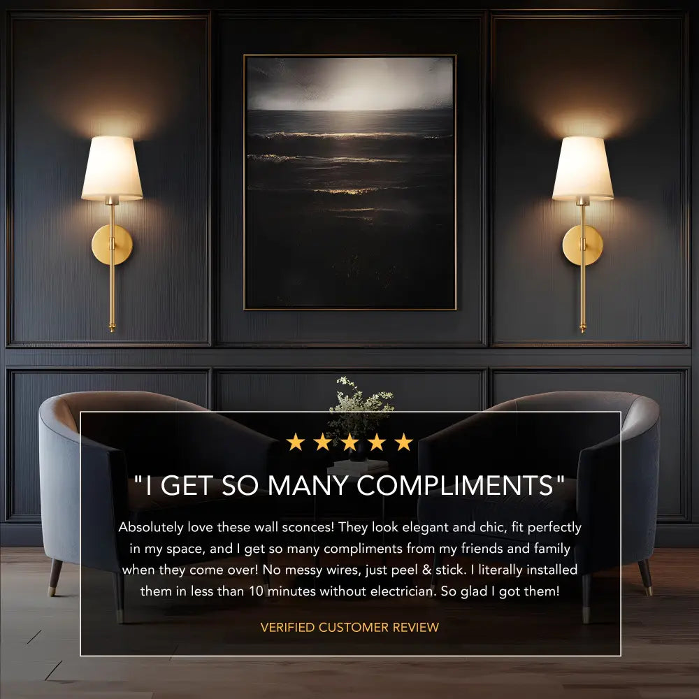 Modern Wireless Wall Sconces
